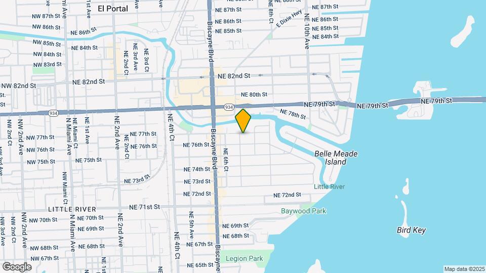 710 NE 77th St Map and Location Details
