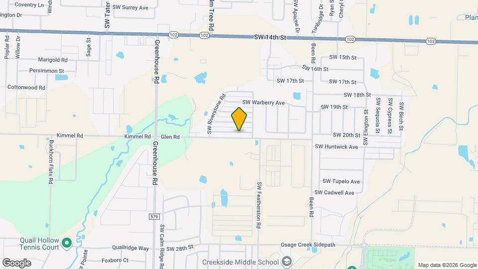 3115 SW Hillstone Ave Map and Location Details