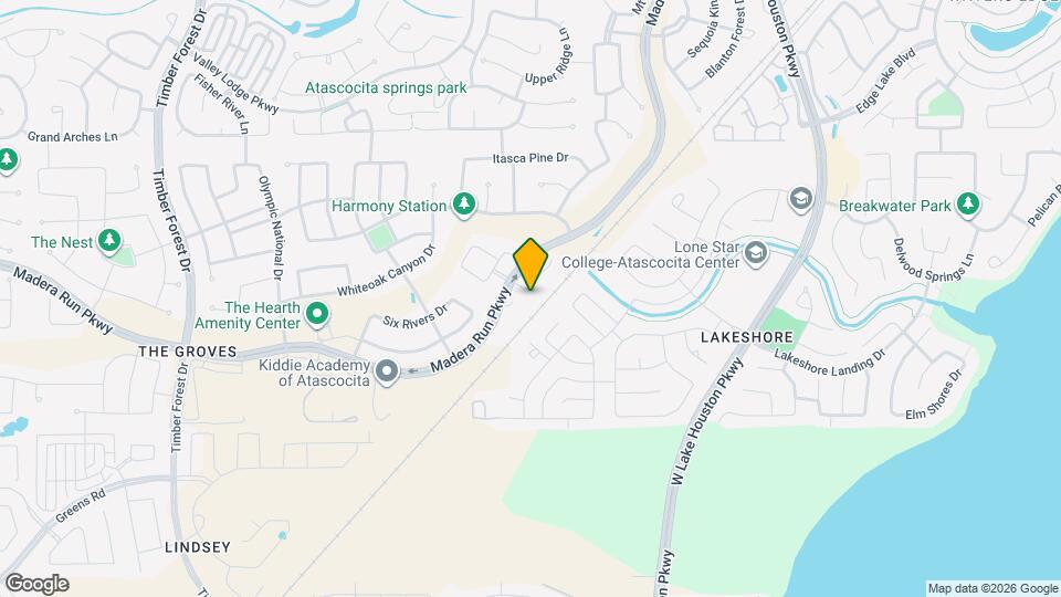 16606 Tranquility Grove Dr Map and Location Details