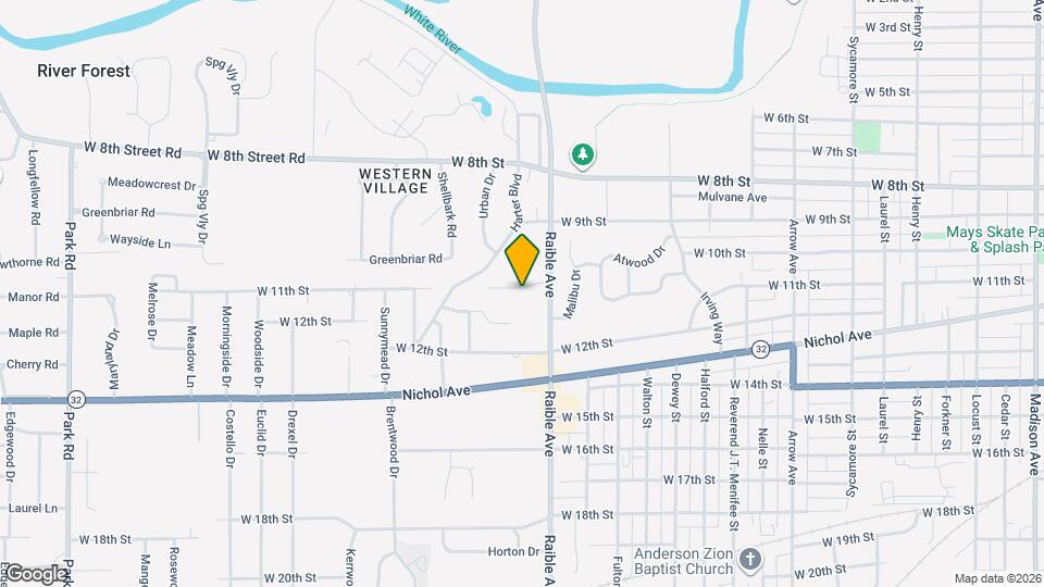 2509 W 11th St Mapa y Detalles de la Ubicación