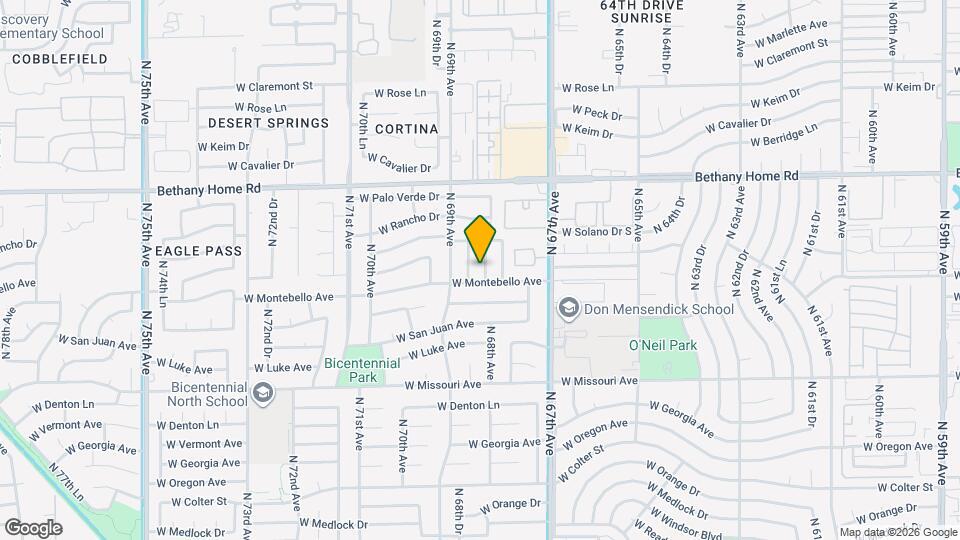 5714 N 68th Ave Map and Location Details
