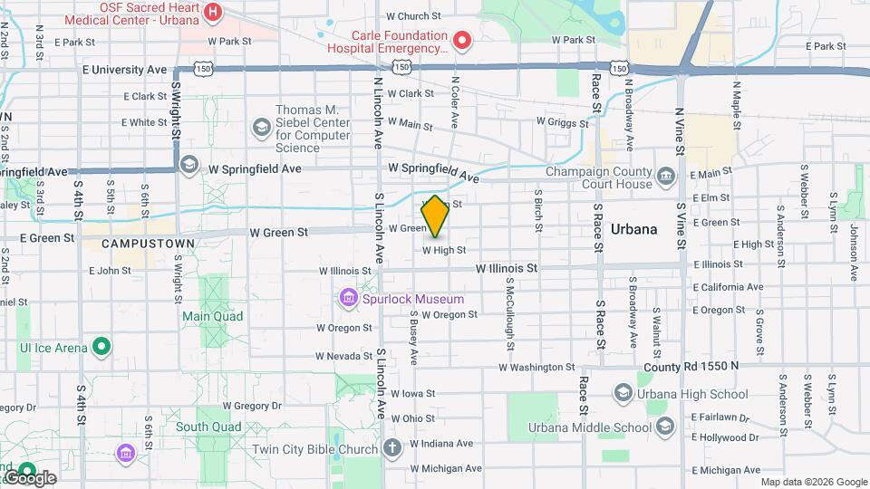 706 W High St Map and Location Details