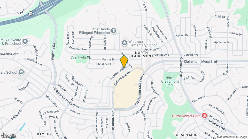 4917 Coconino Way Map and Location Details