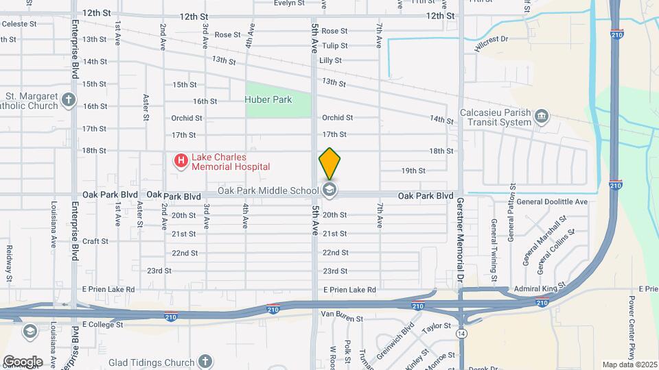 2221 Oak Park Blvd Mapa y Detalles de la Ubicación