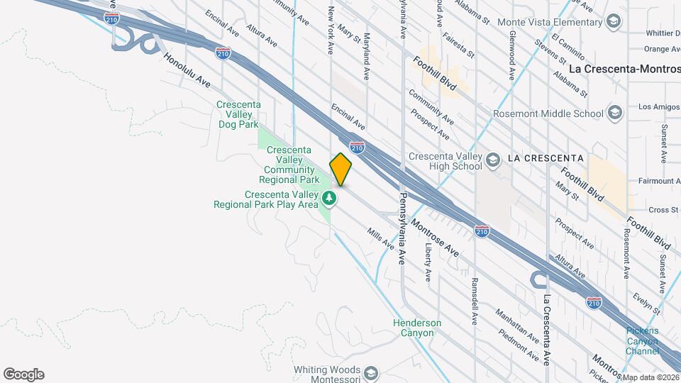 3340 Honolulu Ave, Unit 3340 Honolulu Mapa y Detalles de la Ubicación