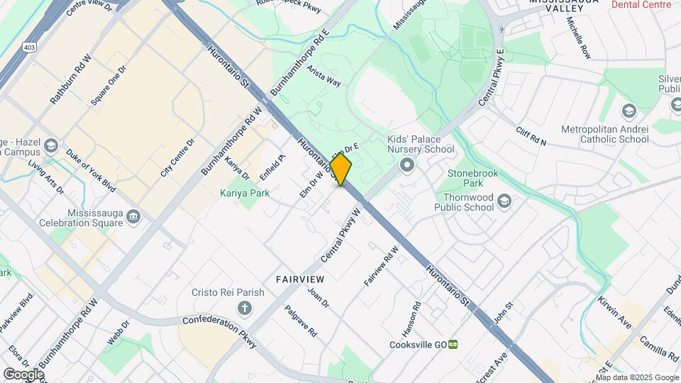 3504 Hurontario St Map and Location Details