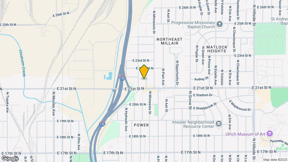 2227 N Minneapolis St Map and Location Details