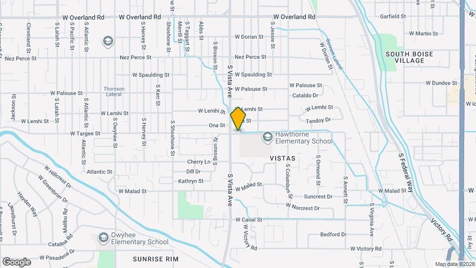 2557 W Targee St Map and Location Details