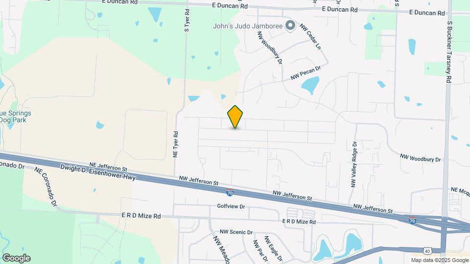 1413 NW High View Dr Map and Location Details