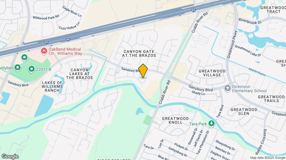 1119 Nogales Bend Dr Map and Location Details