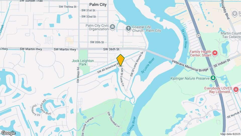 3842 SW St Lucie Ln Map and Location Details