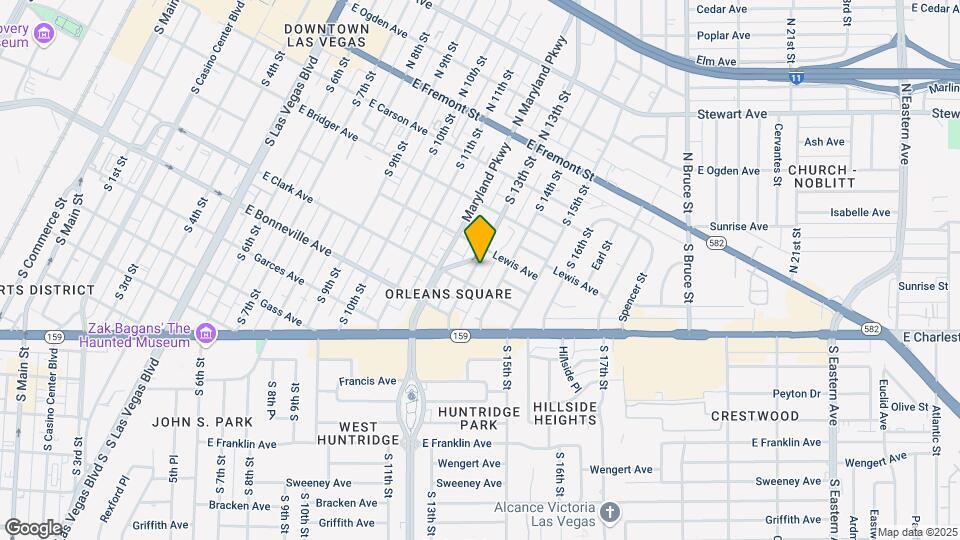 417 S 13th St Map and Location Details