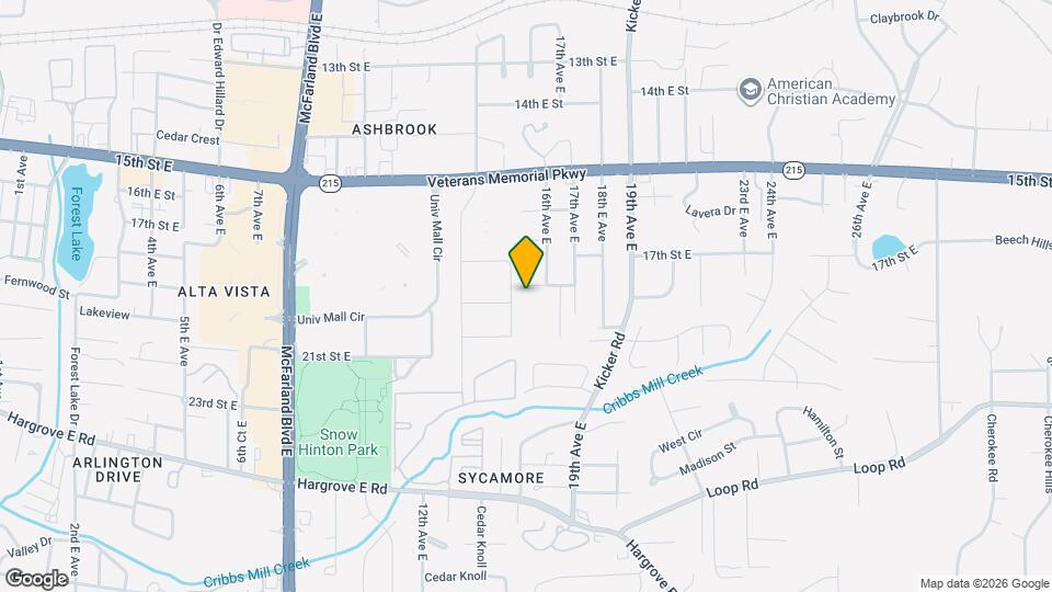 1503 18th E St Map and Location Details