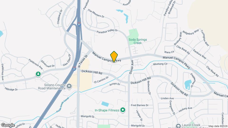 542 Fiesta Ct Map and Location Details