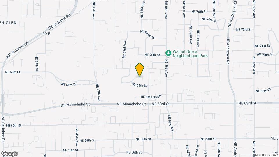 5401 NE 66th Dr Map and Location Details