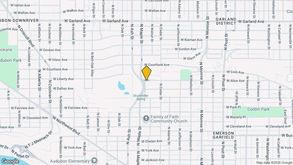 3218 N Maple St Map and Location Details
