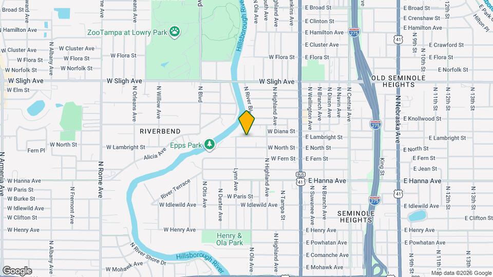 320 W Lambright St Map and Location Details