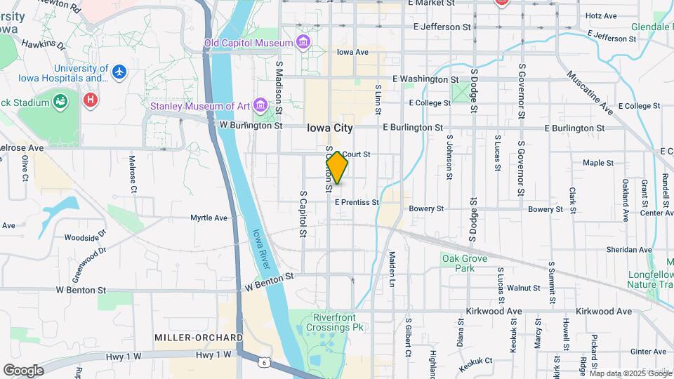 522 S Clinton St Map and Location Details