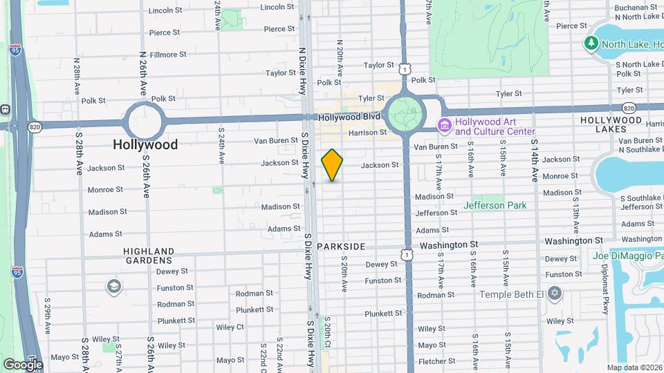 2020 Monroe St, Unit B2 Map and Location Details