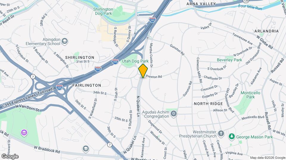 1927 N Quaker Ln Map and Location Details