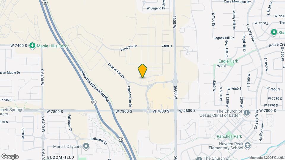 Park Valley Townhomes Map and Location Details