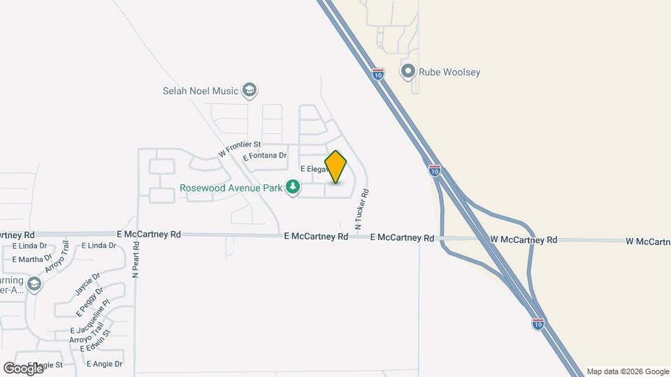 1781 E Desert Breeze Pl Map and Location Details