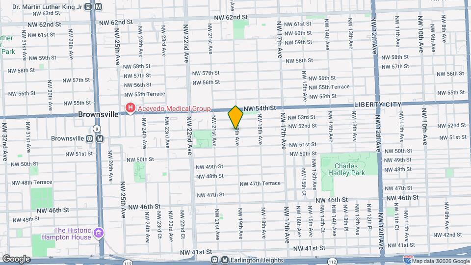5158 NW 19th Ave Map and Location Details