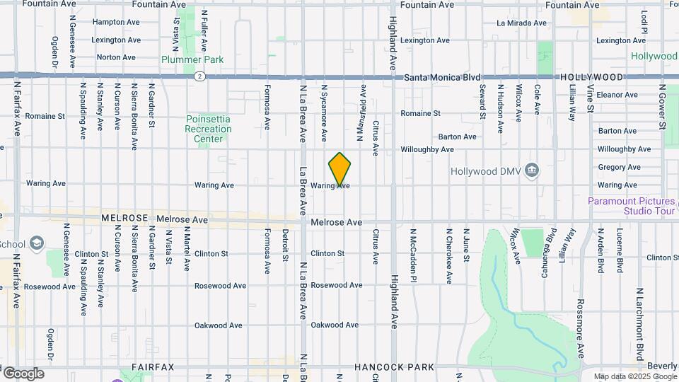 753 N Orange Dr Map and Location Details