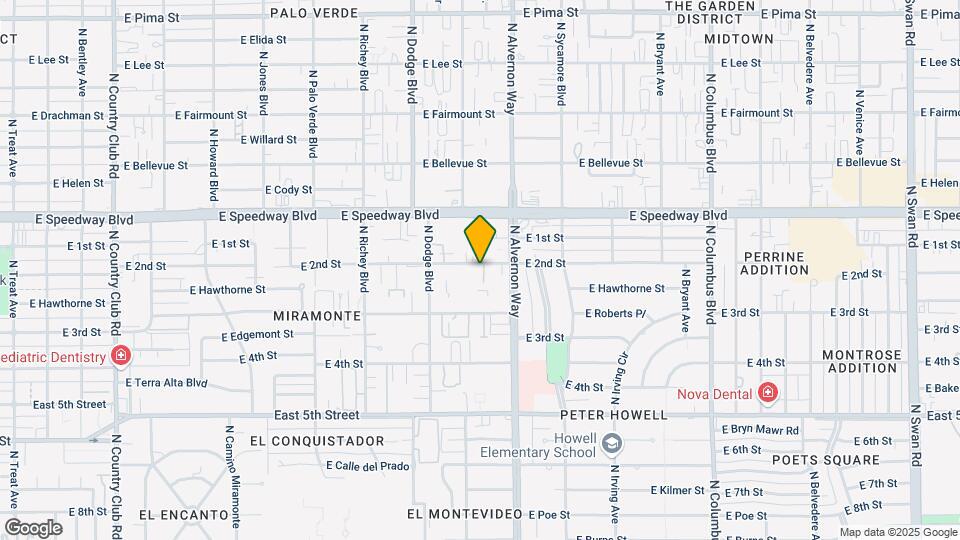 3830 E 2nd St Mapa y Detalles de la Ubicación