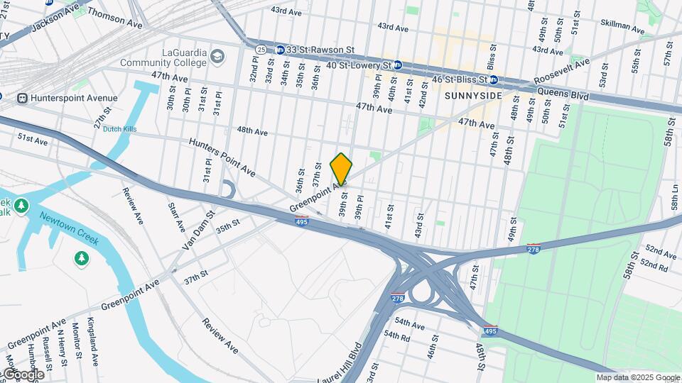 38-06 Greenpoint Ave Mapa y Detalles de la Ubicación