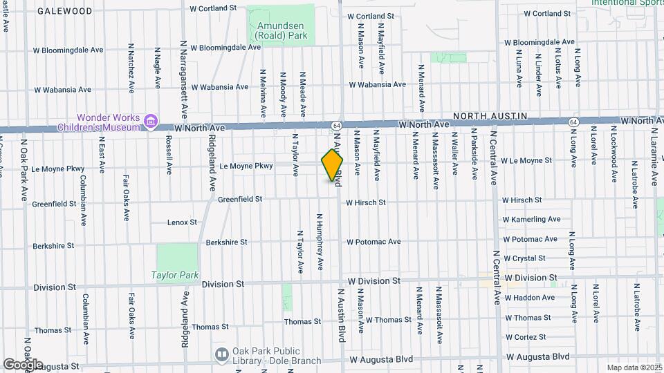 1412-1414 N. Austin Blvd. Map and Location Details