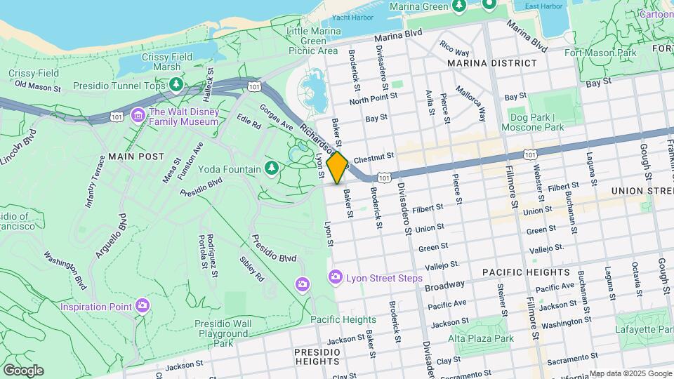 2729 Lombard St Map and Location Details