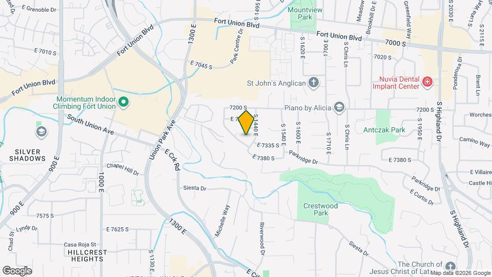 1391 E McCormick Way, Unit Basement MIL Map and Location Details