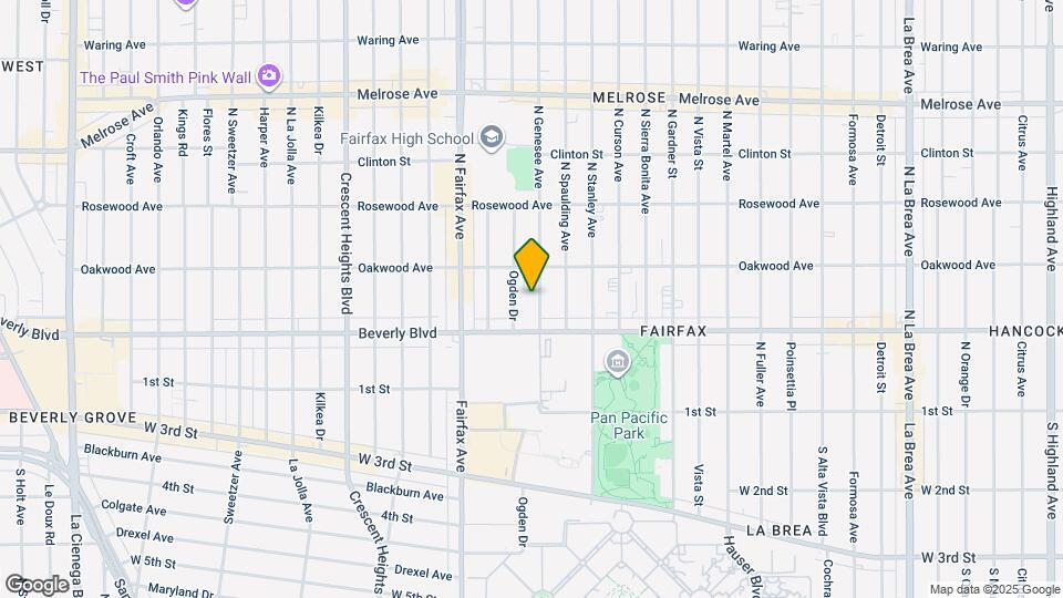 335 N Genesee Ave Map and Location Details