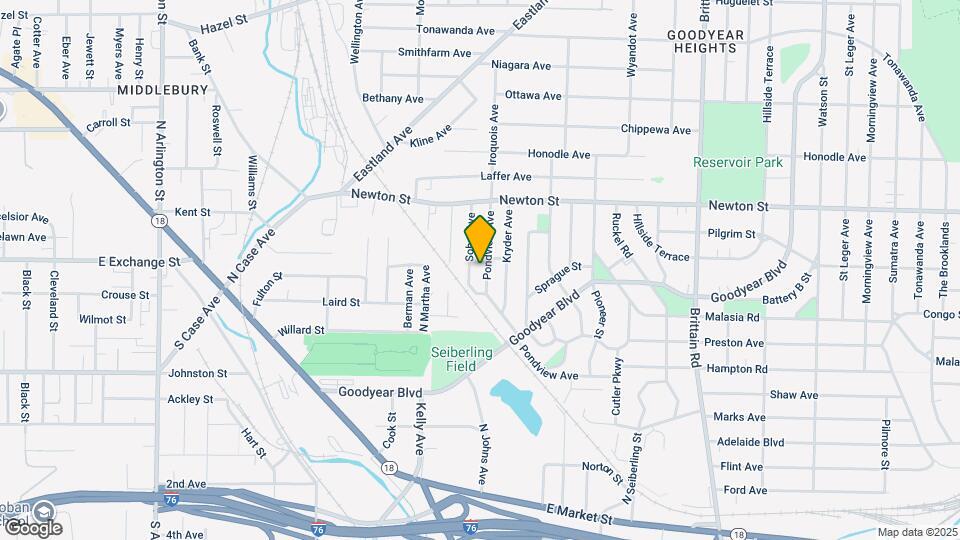 1228 Pondview Ave Map and Location Details