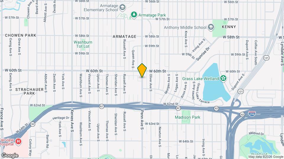 6018 Penn Ave S Map and Location Details