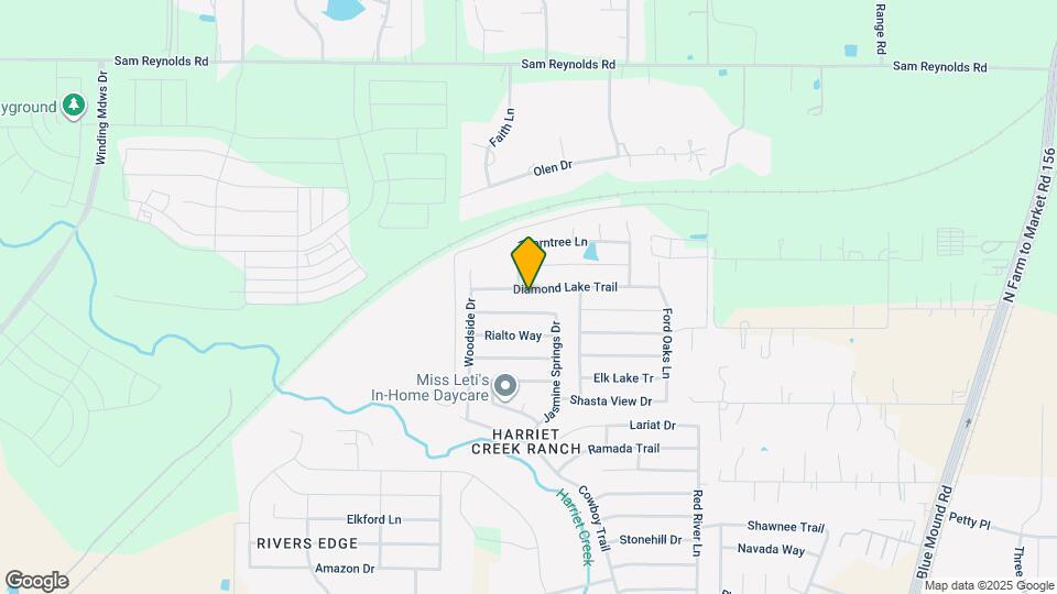 1708 Diamond Lake Trail Mapa y Detalles de la Ubicación
