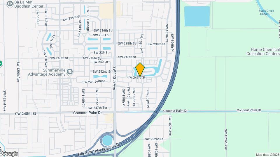 24304 SW 109th Ave Map and Location Details