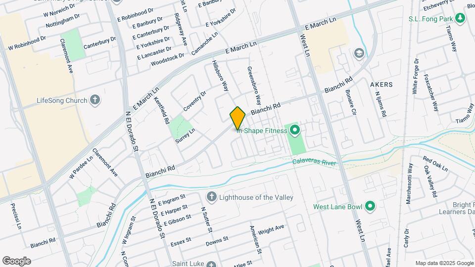 4479 La Cresta Way Map and Location Details