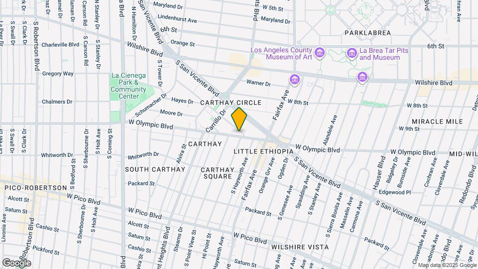 6209 W Olympic Blvd Map and Location Details