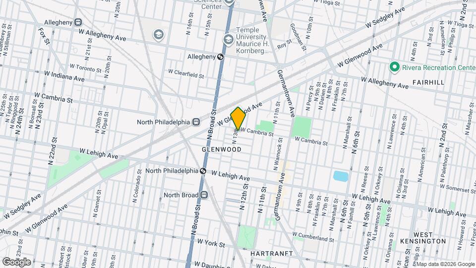 2843 N 13th St Mapa y Detalles de la Ubicación