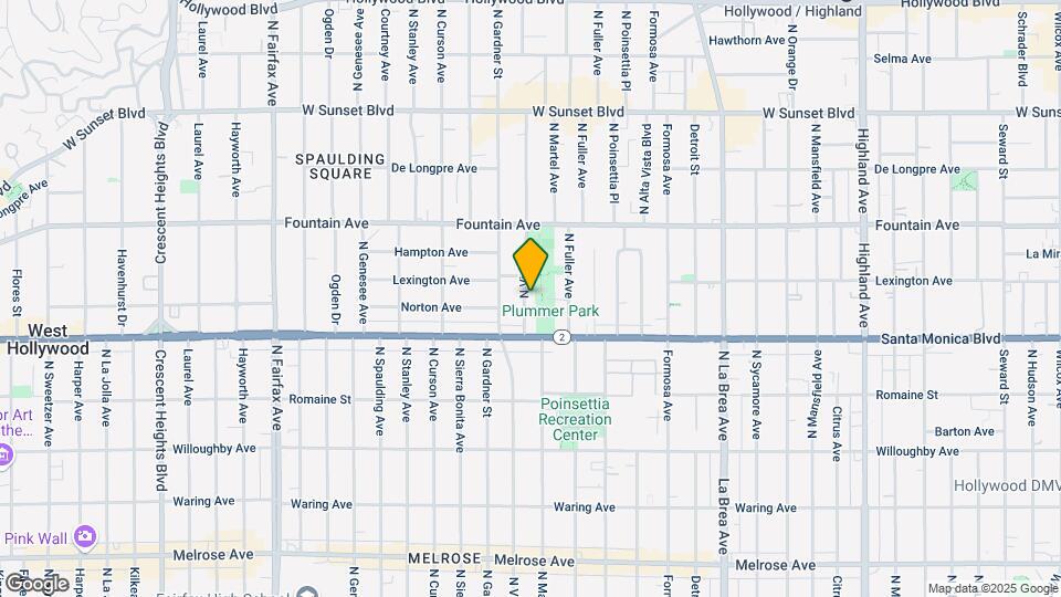 1140 N Vista Mapa y Detalles de la Ubicación