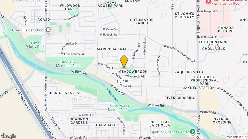2683 W Fanbrook Rd Map and Location Details