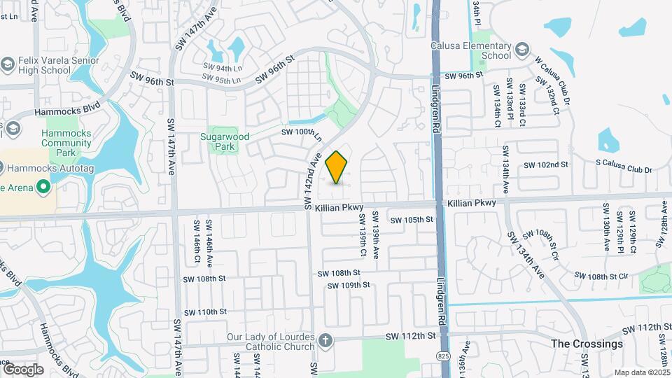 14049 SW 103rd Terrace Map and Location Details