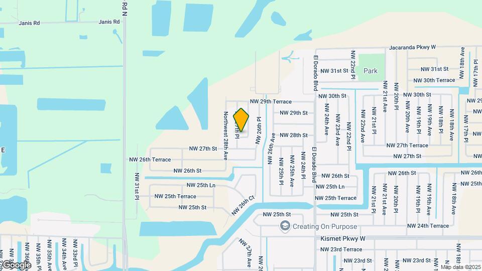 2801 NW 27th Pl Mapa y Detalles de la Ubicación