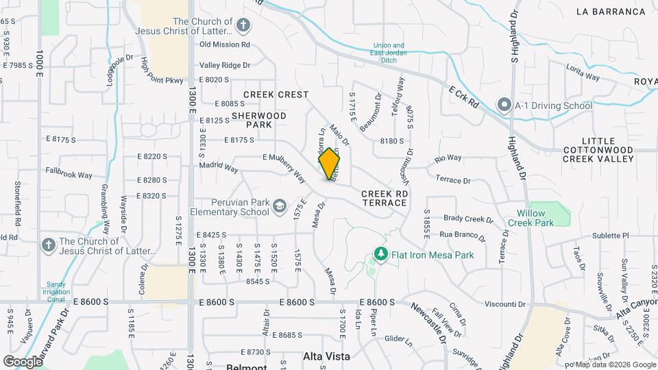 1666 Paulista Wy Map and Location Details