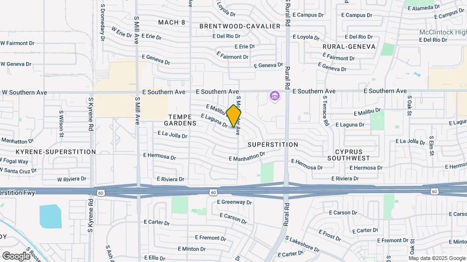 537 E Laguna Dr Map and Location Details