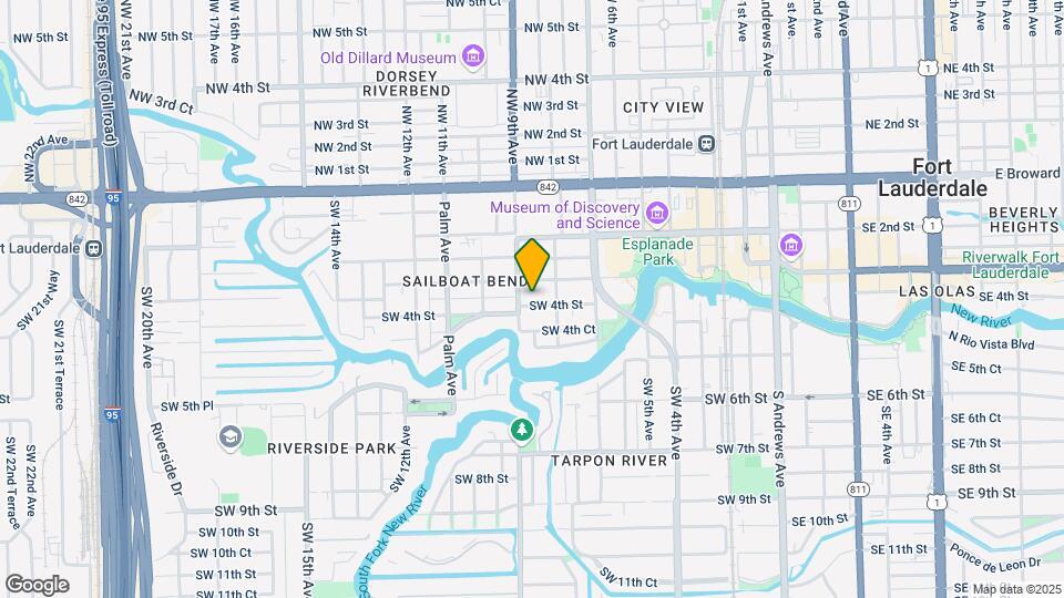 821 Tequesta St Map and Location Details