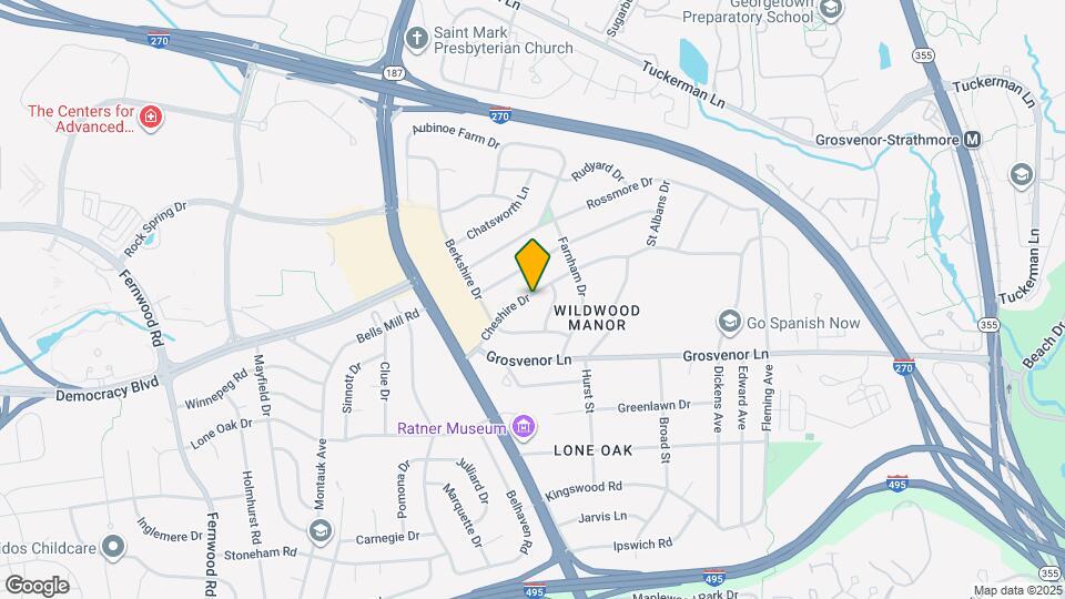 6020 Cheshire Dr Map and Location Details