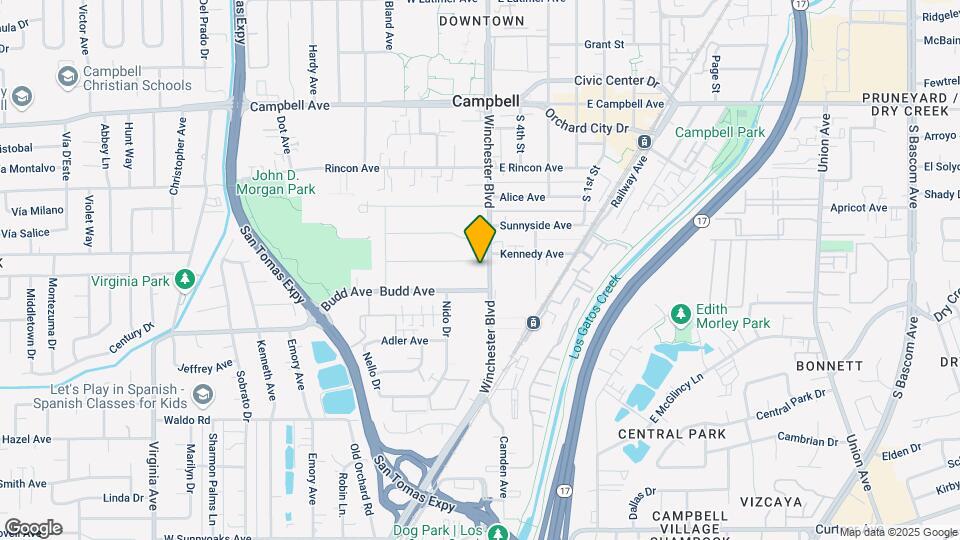 2305 Winchester Blvd Mapa y Detalles de la Ubicación